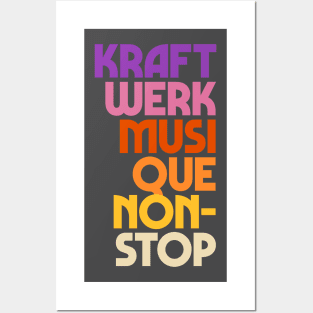 Kraftwerk Musique Non-Stop Posters and Art